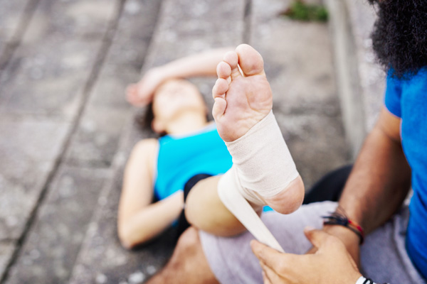 Illustration for sports injuries